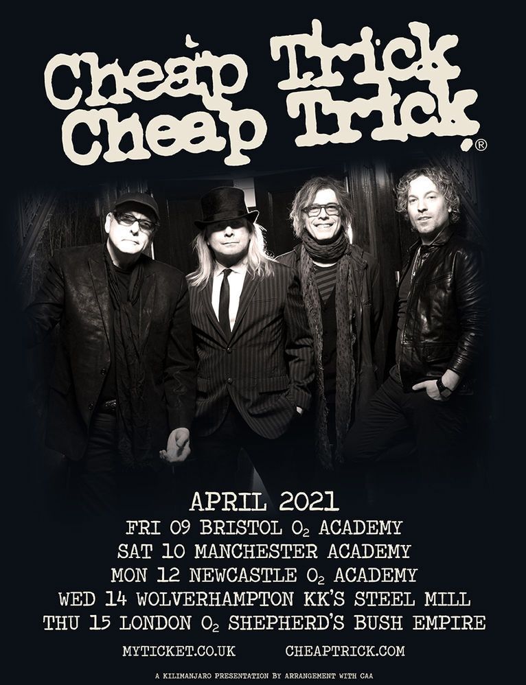 cheap trick tour uk